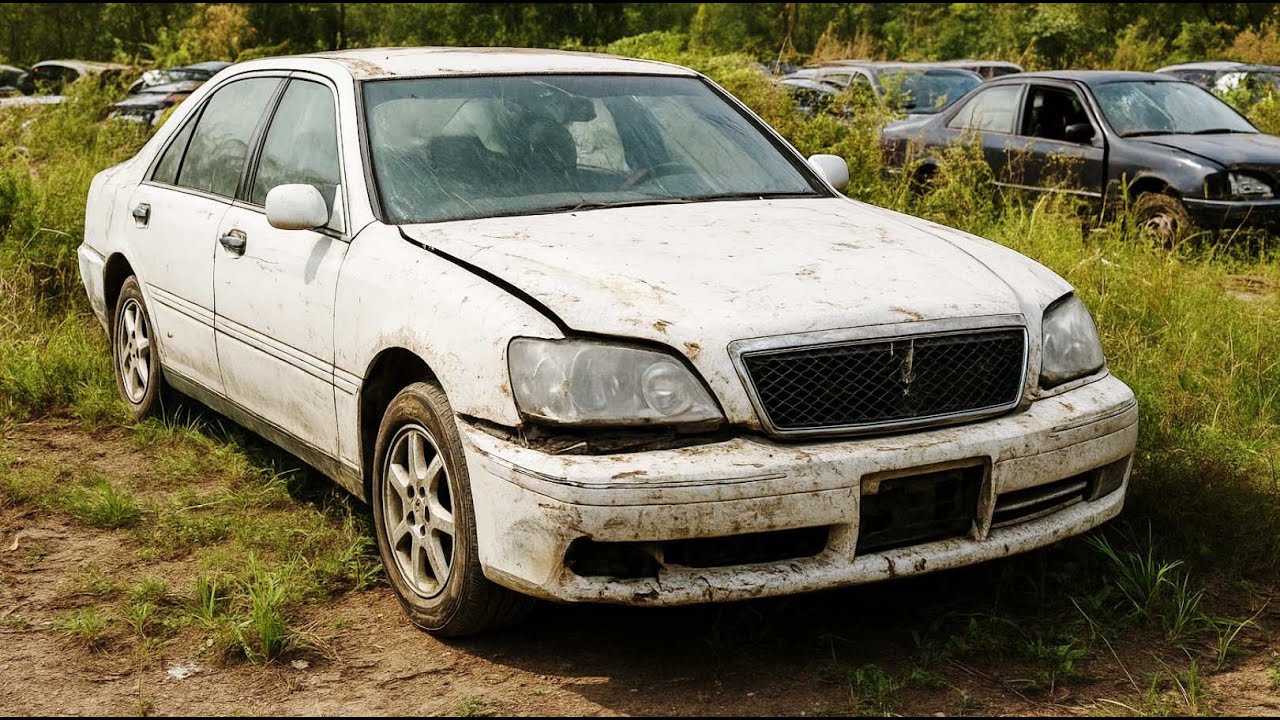 Toyota Crown Restoration | From Damaged Sedan to Luxury Icon