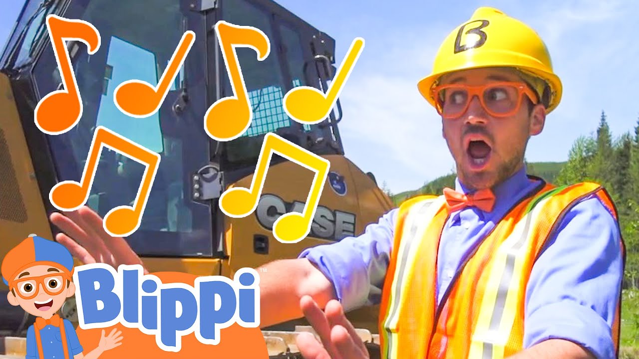 Bulldozer Song & Dance | BLIPPI | Educational Songs For Kids