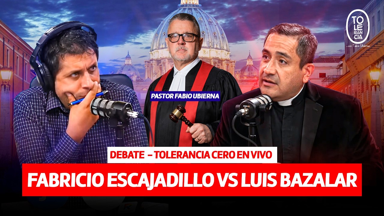 DEBATE EN VIVO: FABRICIO ESCAJADILLO VS PADRE LUIS BAZALAR - PARTE 1