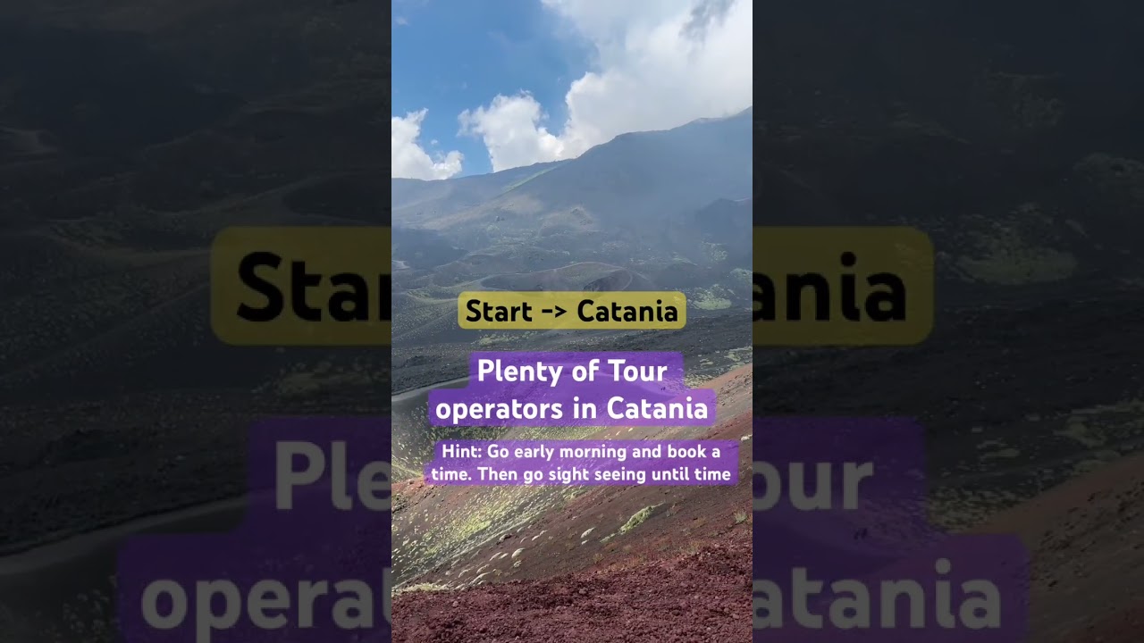How to Explore Mount Etna from Catania? Watch this for tips. #italytravel