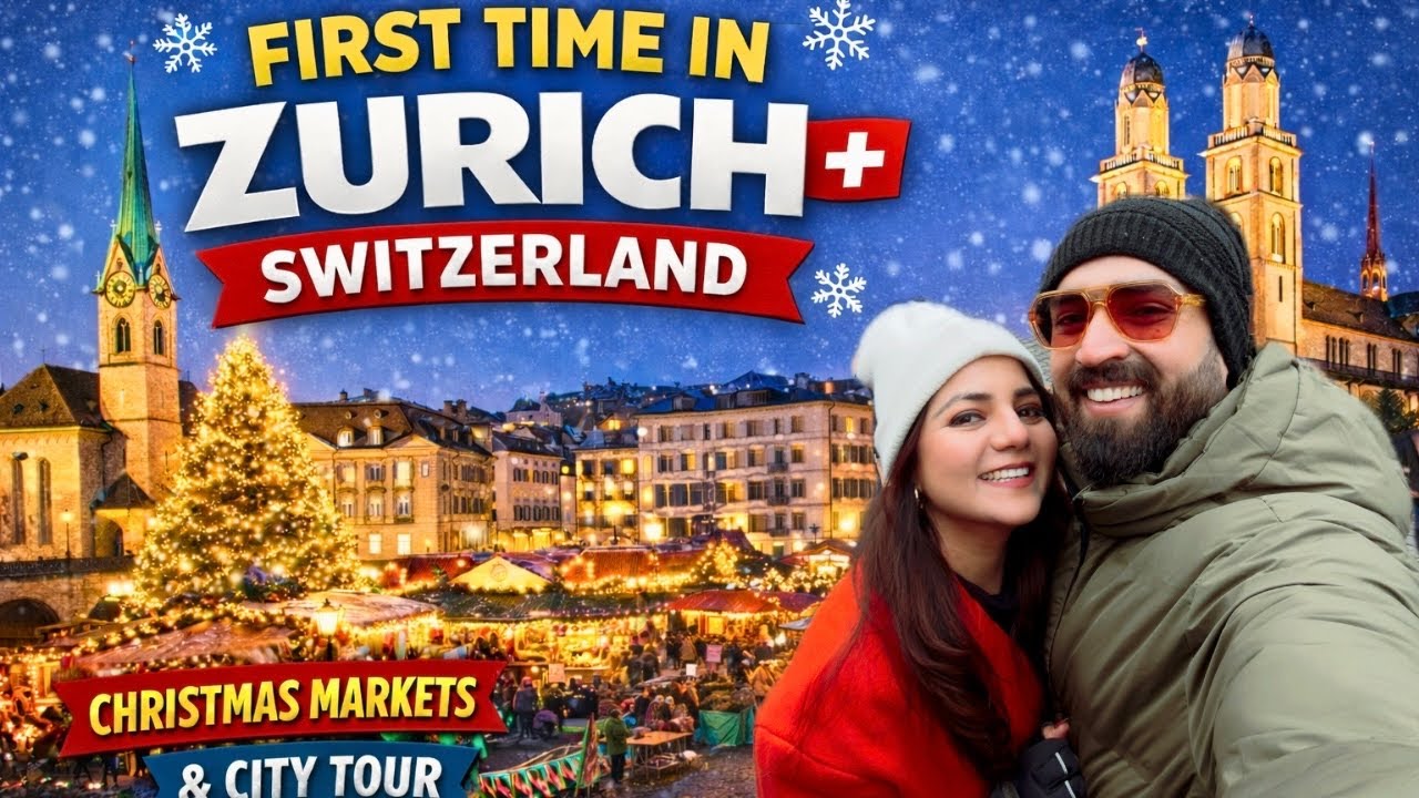 First Time in Zurich, Switzerland🇨🇭| Christmas Markets & City Tour | Travel Vlog | Resty neha vlogs