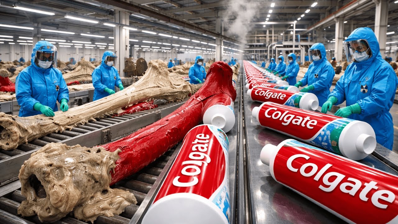 Así se Fabrica la Pasta Dental que Usas Cada Día | Proceso de Producción Paso a Paso