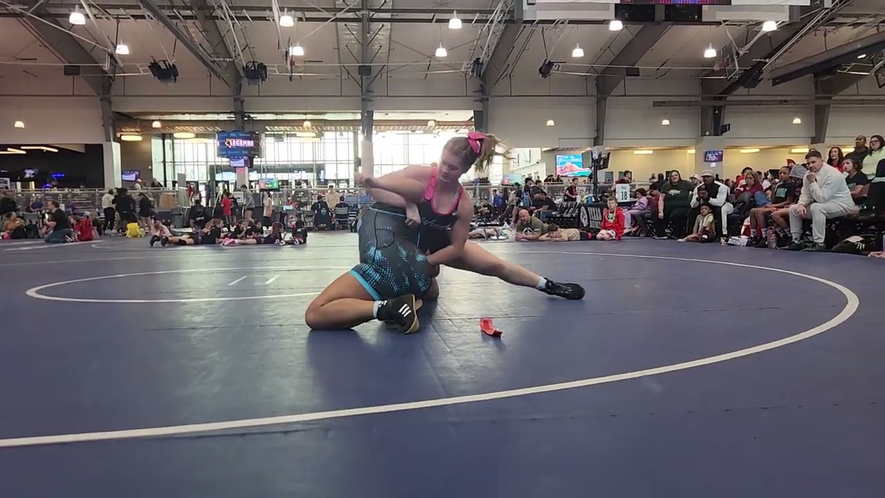 Audrey's second match Come and Take it Duals, 160+ in Bryan, TX 1.11.26