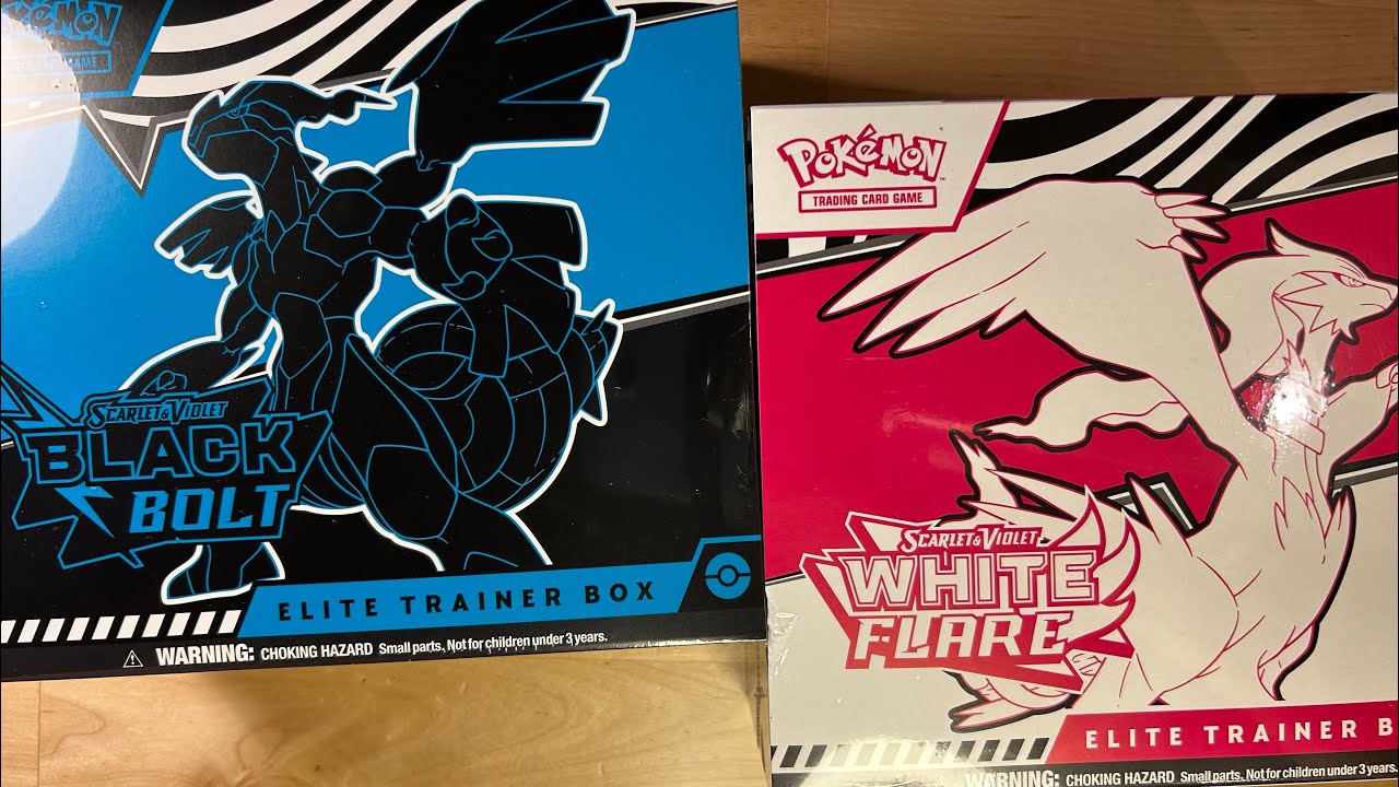 White Flare and Black Bolt Elite Trainer Box opening one day before release date!!