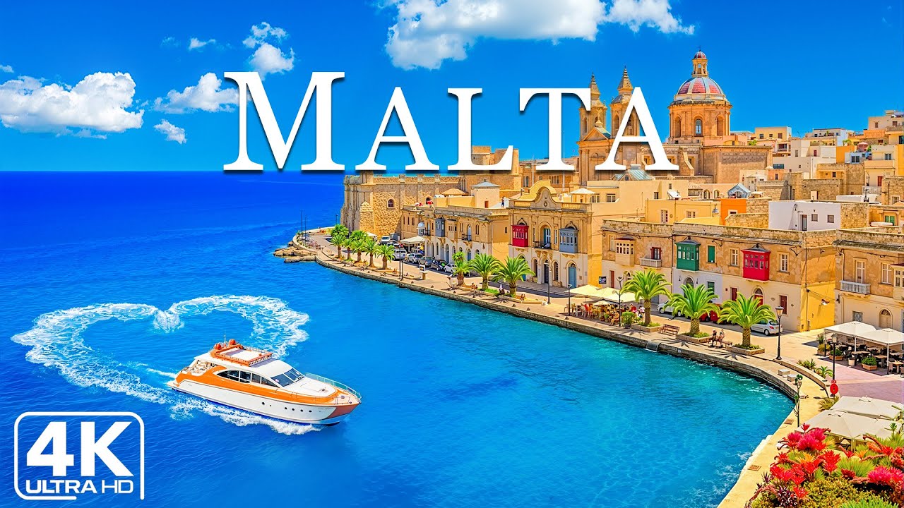 MALTA 4K DRONE FOOTAGE | Discover Malta’s Breathtaking Coasts from a Yacht on Crystal Clear Waters