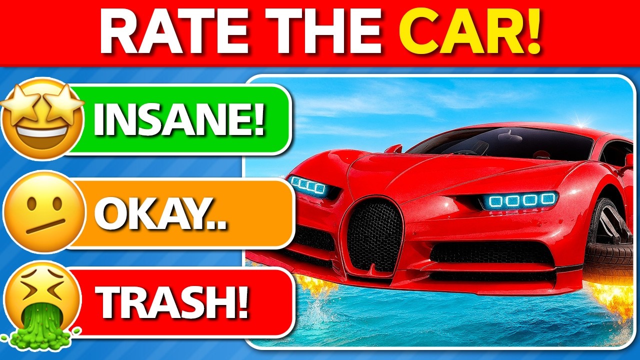 Tier List - COOLEST Cars Ever! 😱🚓