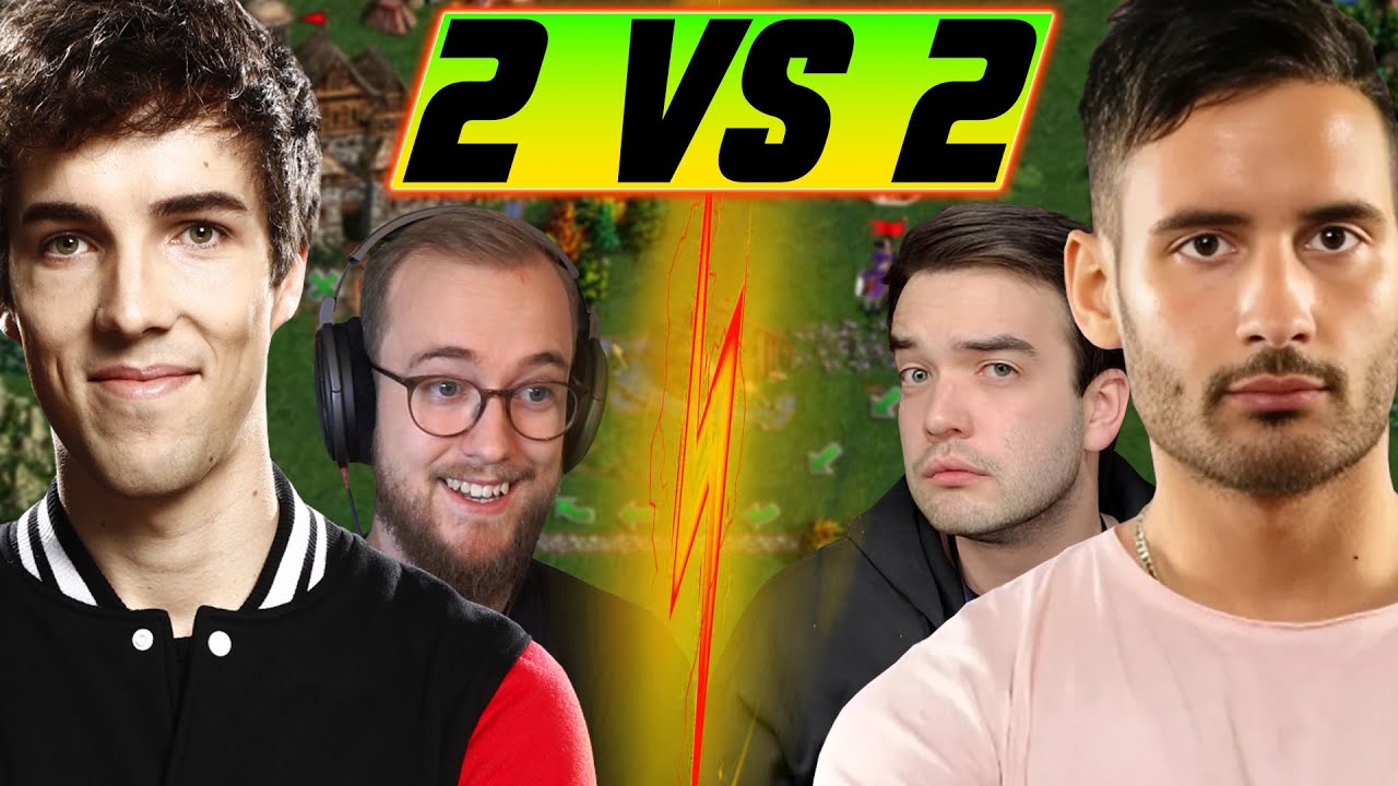 Grubby's FIRST HoMM3 2v2 GAME! ft. Guzu, Synderen & Nymn!