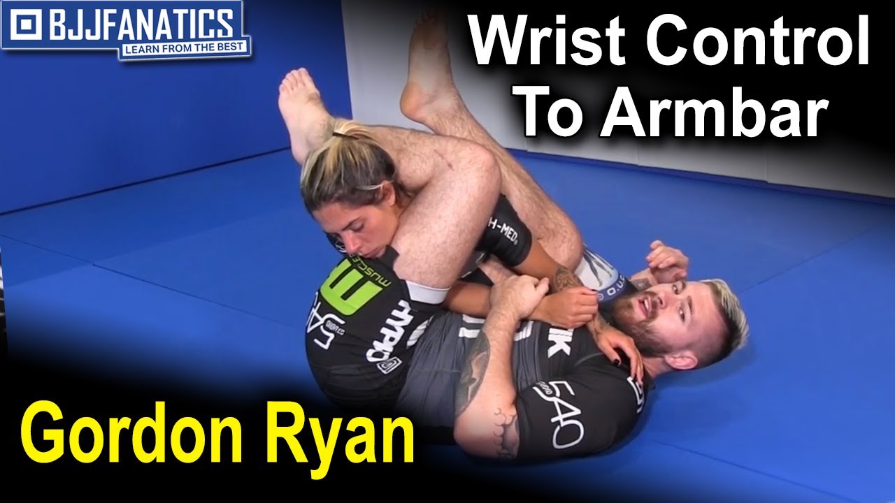 Техники BJJ: контроль запястья и рычаг локтя от Гордона Райана