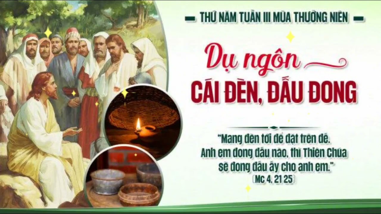 SUY NIỆM LỜI CHÚA HÔM.NAY: THỨ NĂM TUẦN III THƯỜNG NIÊN 2026 - NĂM A