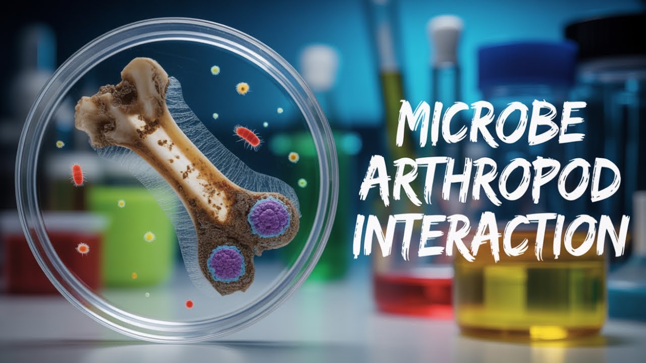 LECTURE 30: Arthropod microbe interactions on vertebrate remain Potential applications in forensic