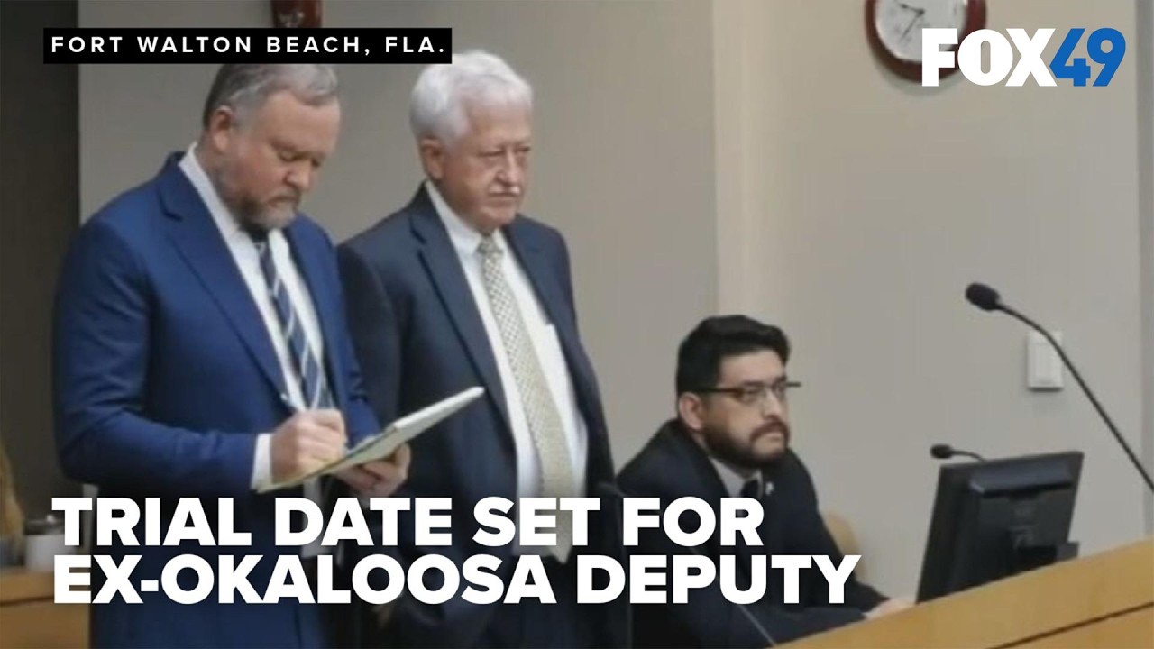 Trial date set for ex Okaloosa deputy charged in Roger Fortson shooting death