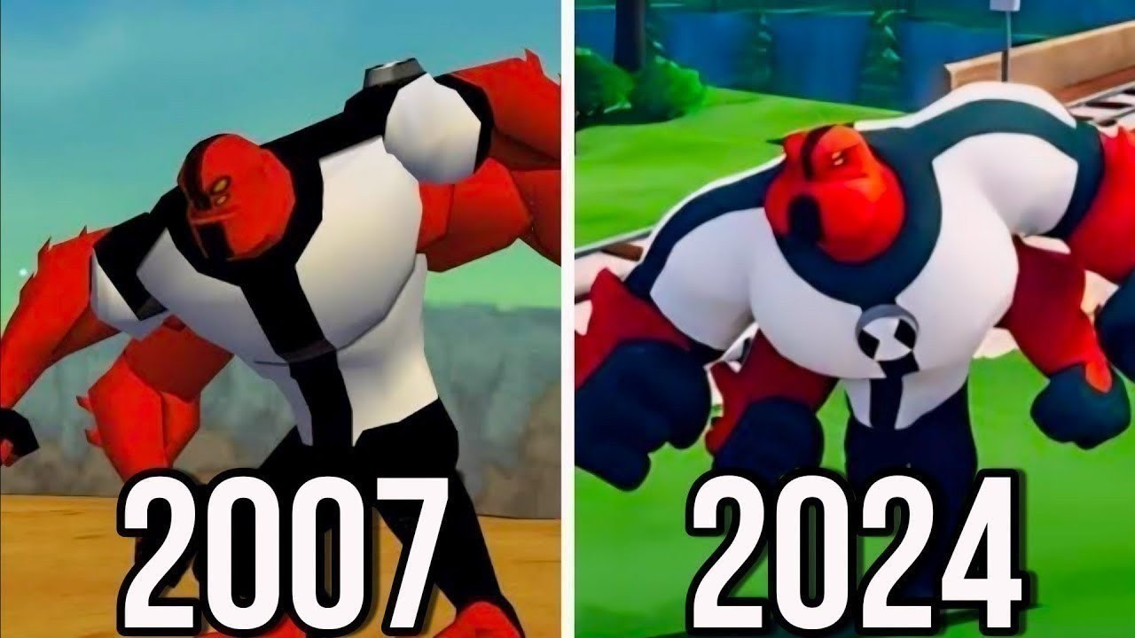Эволюция игр Ben 10 2007-2025
