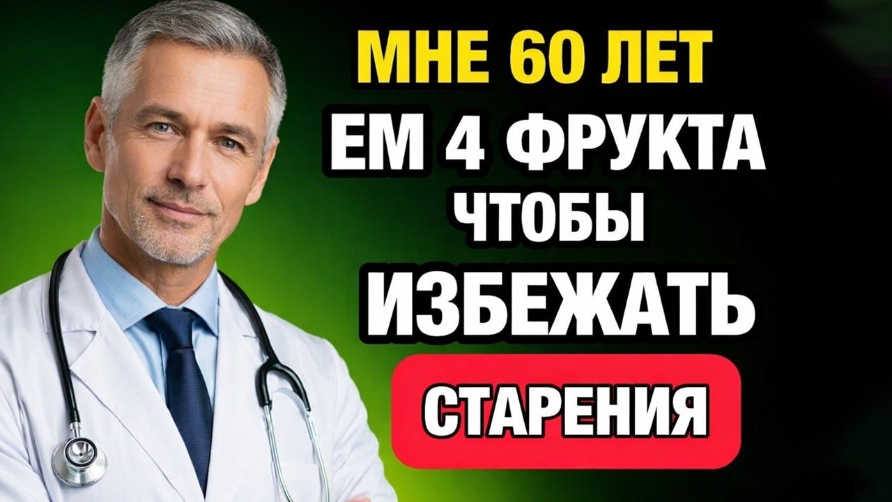 Хочешь жить дольше? Эти 4 дешёвых фрукта нужны каждому после 60