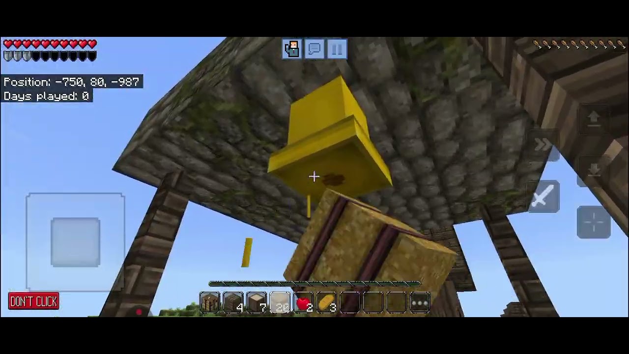 Today I play a new game Minecraft bedrock edition my survival world 