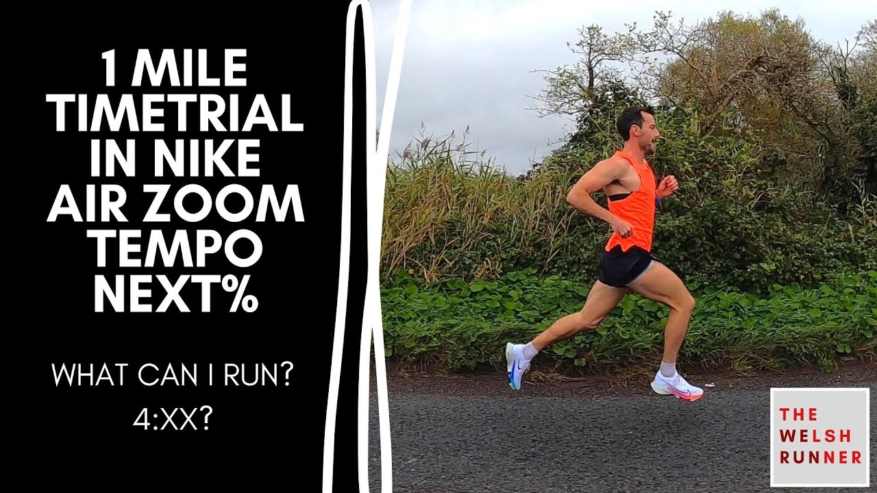 1 MILE TIMETRIAL IN THE NIKE AIR ZOOM TEMPO NEXT% - HOW FAST CAN I RUN A MILE? 4:XX?