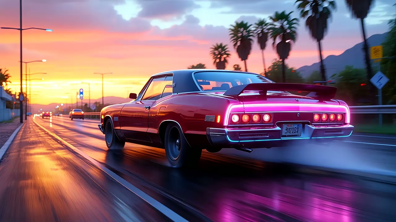 Midnight Drive: 1 Hour of Retro Synthwave Vibes 🌌