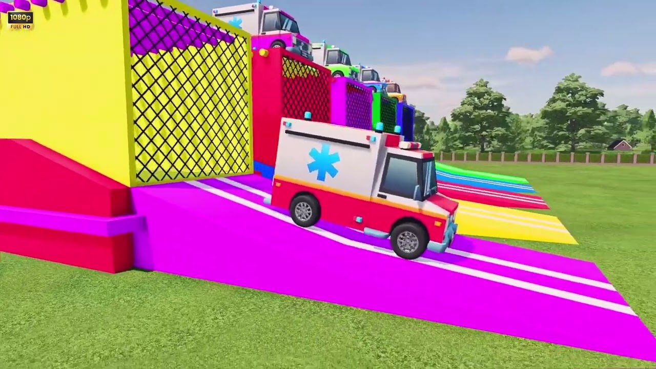 Garage with Colors - ALL MIXER TRUCK WITH DOUBLE FLATBED TRAILER TRUCK, SCANIA, MACK, TATRA