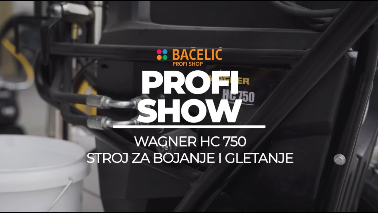 Wagner HC 750 – stroj za bojanje i gletanje - Bačelić Profi Show 8.4.2022.