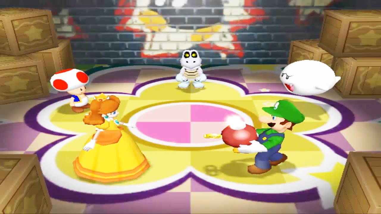 Mario Party 7 - All 8 Player Ice Battle