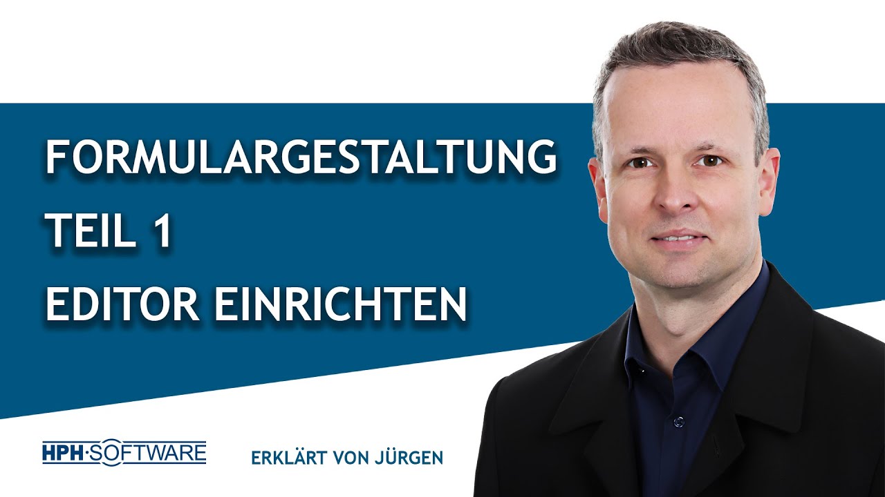 Sage 50 - Formulargestaltung Teil 1 - Editor einrichten