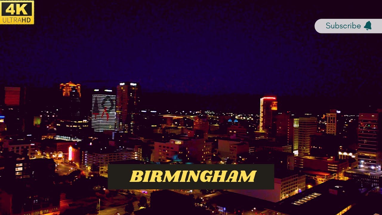 Birmingham, Alabama | 4K Aerial Footage مدينة برمنجهام في الاباما #drone #aerial #cinematic