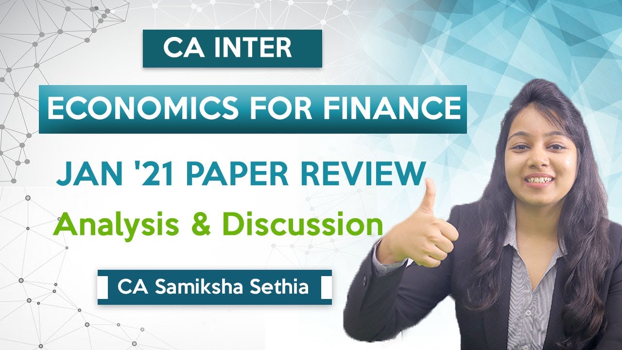 CA Inter EFF Jan 21 Paper Analysis