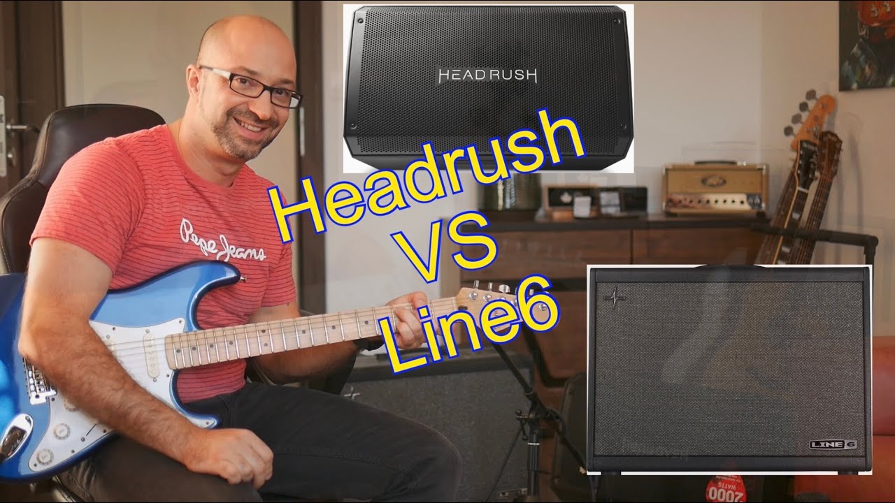 HEADRUSH 112 vs LINE 6 powercab  TEST -  Aký FRFR cabinet k digitálnym procesorom?  / + en sub./