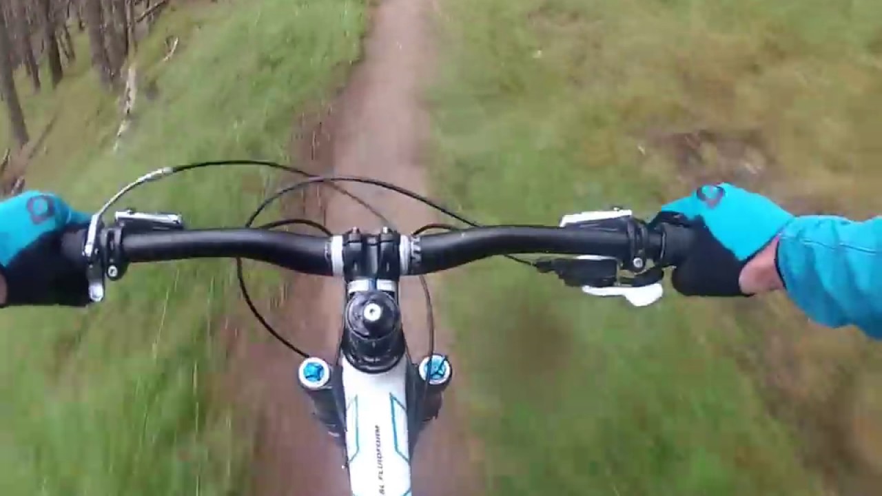 Glenlivet Mountain Bike Trail Centre Scotland. Red with Black sections