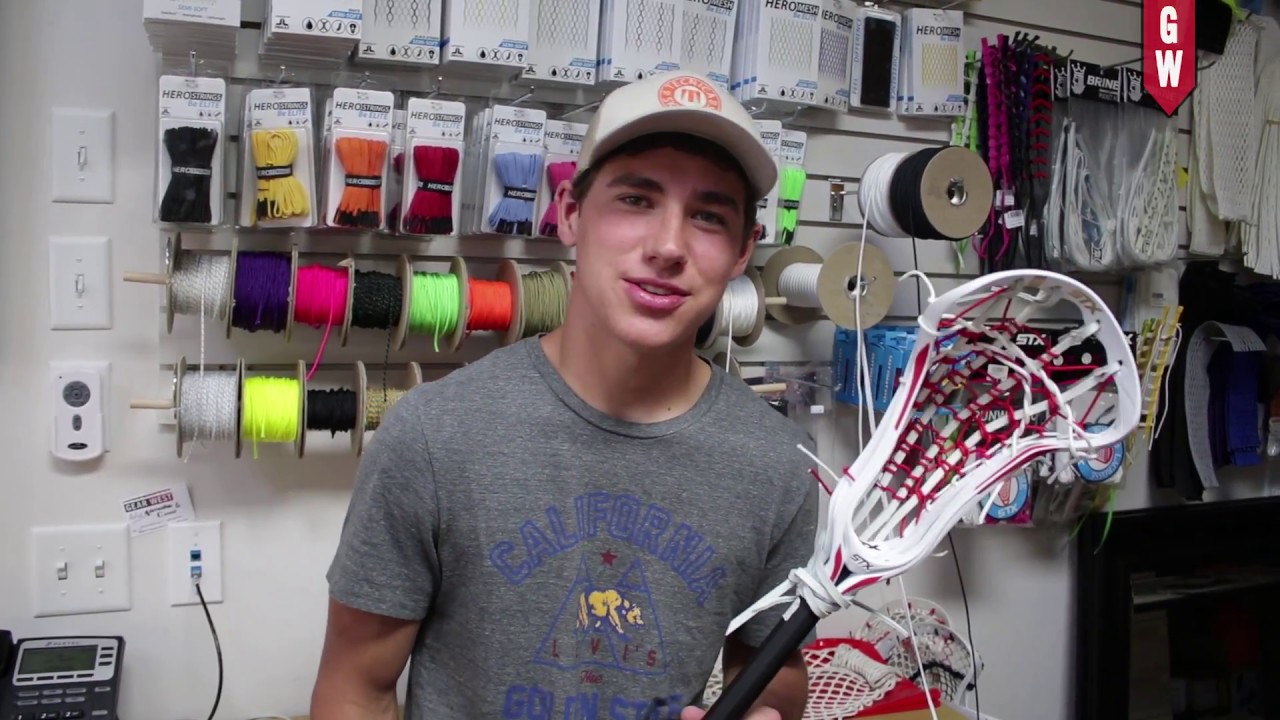 How to Ladder String a Women's Lacrosse Head