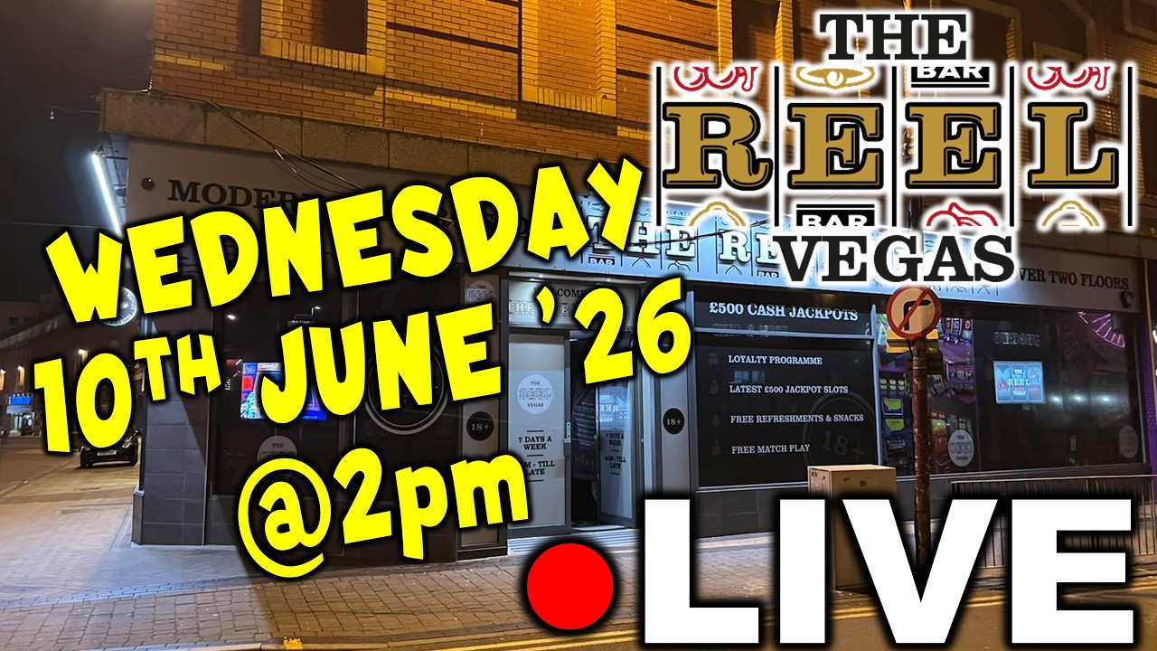 ● LIVE | THE REEL VEGAS in Blackpool | Classic Fruit Machine Session From Blackpool