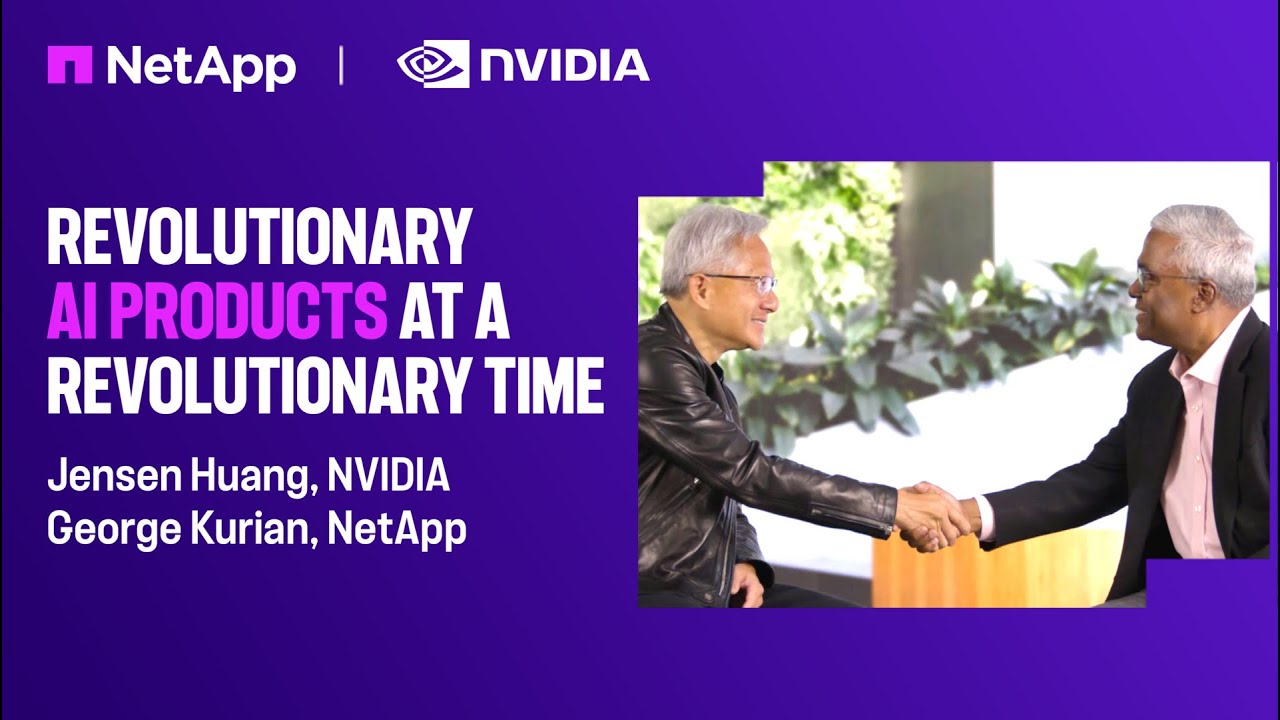 Дженсен Хуанг и Джордж Куриан, NVIDIA и NetApp — революционные продукты ИИ
