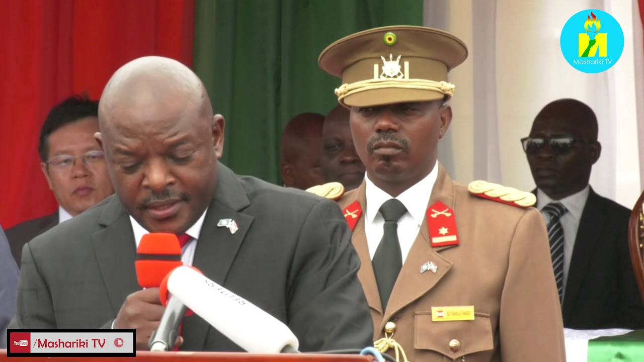 Président Pierre Nkurunziza ati: Turasezereye gusembera, akagaye n'agasuzuguro ku gihugu cacu
