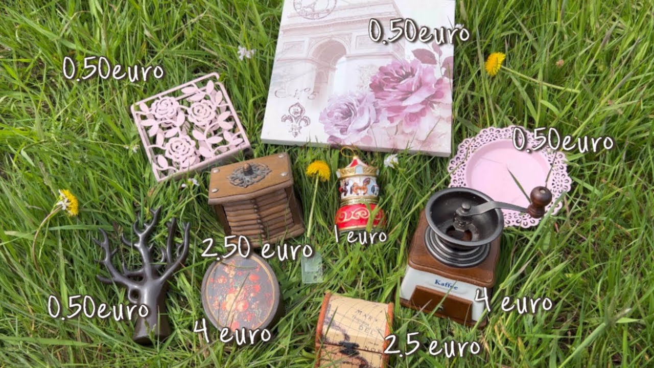 Flea Market in Germany |Shopping & Haul | Antique furniture and Decorations