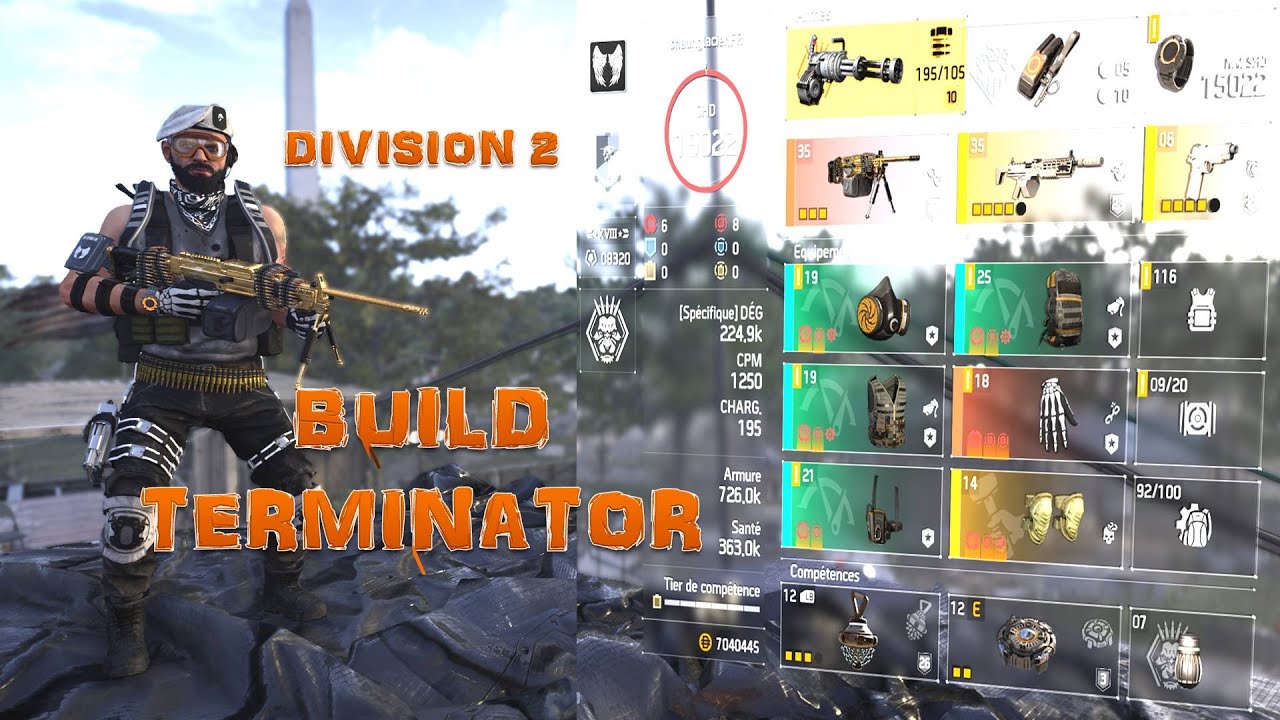THE DIVISION 2 MON BUILD TERMINATOR