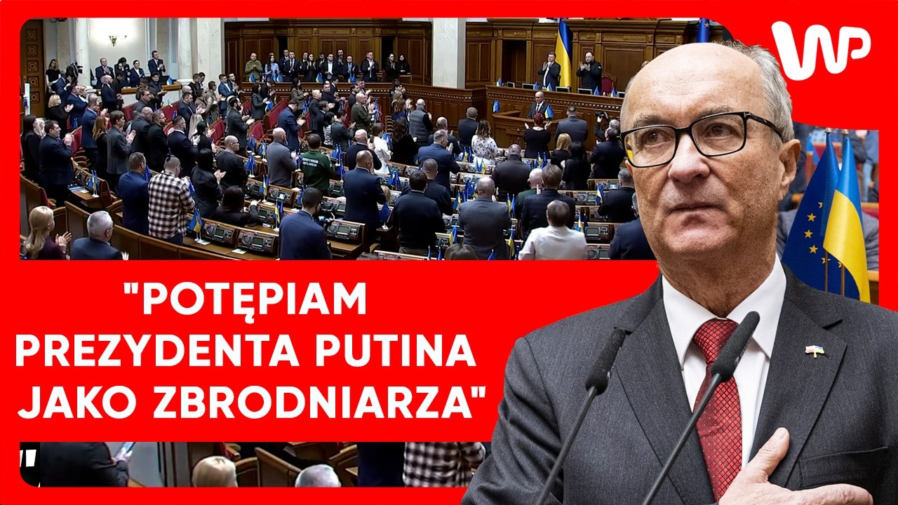 Mocne wystąpienie Czarzastego w Radzie Najwyższej Ukrainy