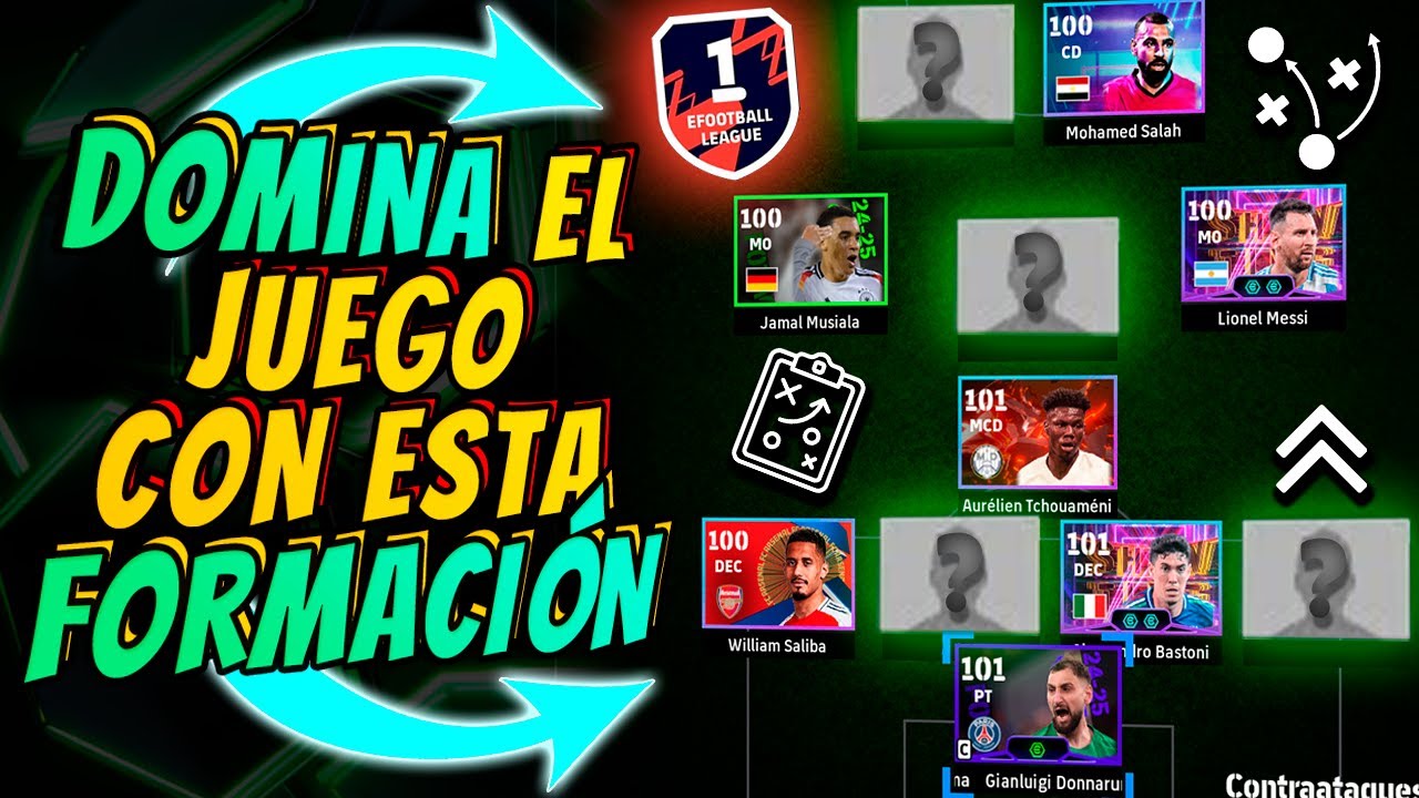 ✅ La MEJOR FORMACIÓN para ATACAR en eFootball 🔥 || eFootball 2025