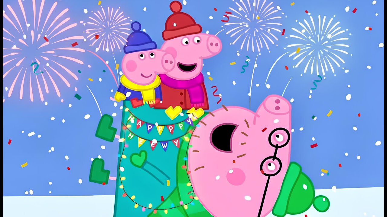 Peppa Pig 🎆 Vive le Nouvel An ! ✨ Dessins animés en français