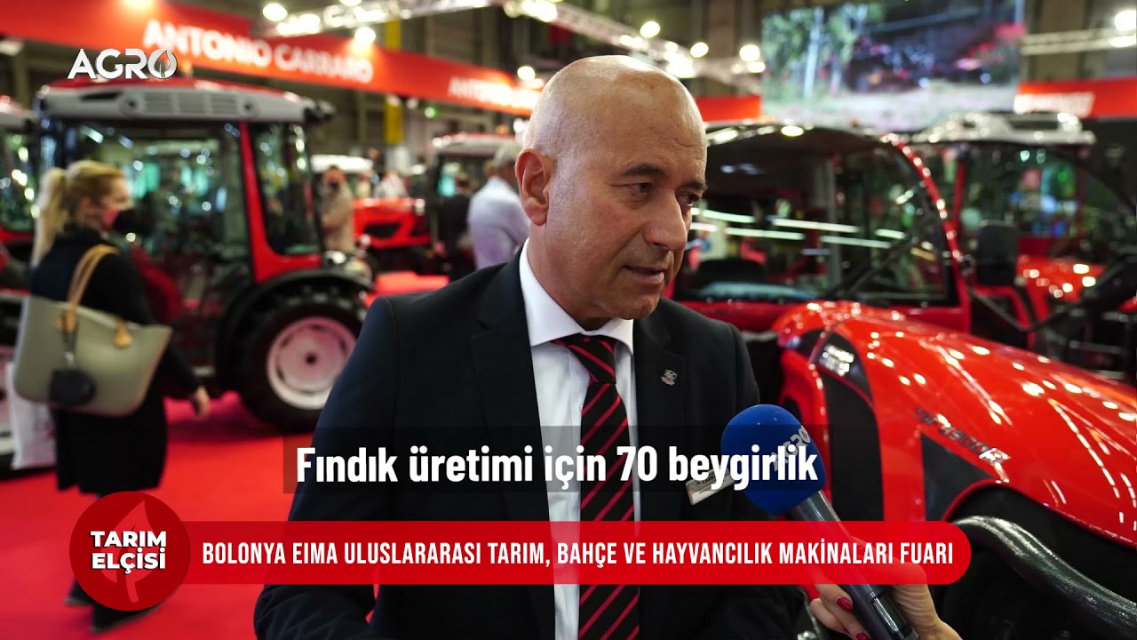 Antonio Carraro Bölge Müdürü Guiseppe Cutaina |  | İtalya Bolonya Eima Fuarı | Tarım Elçisi