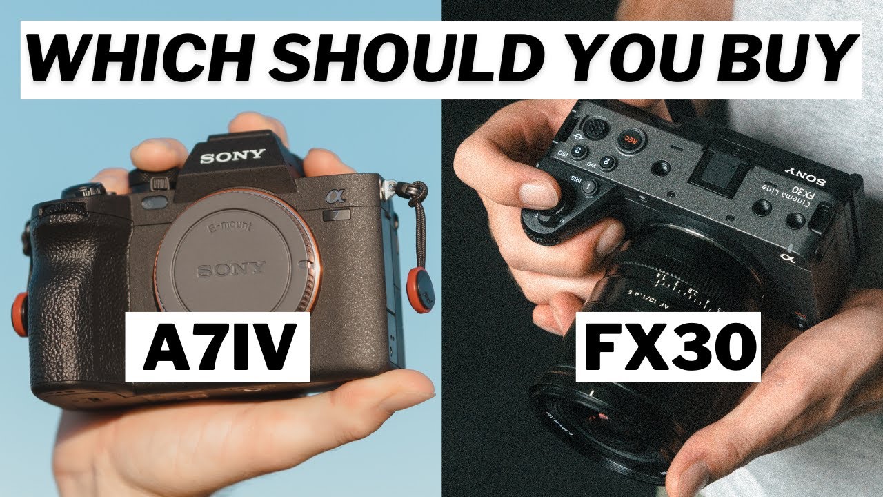 SONY FX30 против SONY A7IV | НЕ ПОКУПАЙТЕ НЕ ТОТАЛЬНУЮ КАМЕРУ!!!