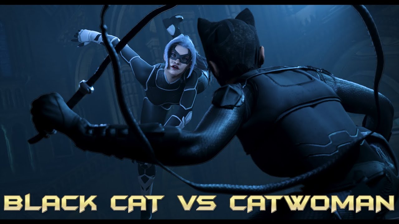 BLACK CAT VS CATWOMAN [ 3D Animated Short Film ]