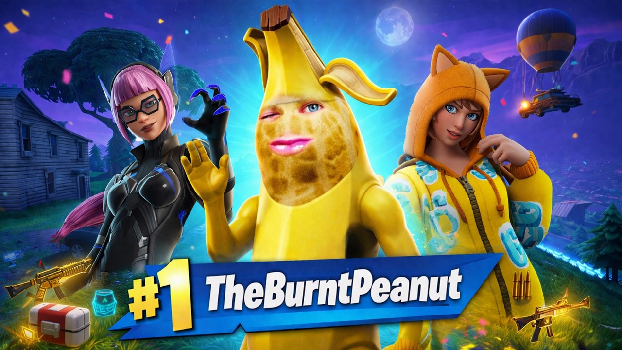 Пользователь TheBurntPeanut не мог перестать смеяться с друзьями (Fortnite) 🔥