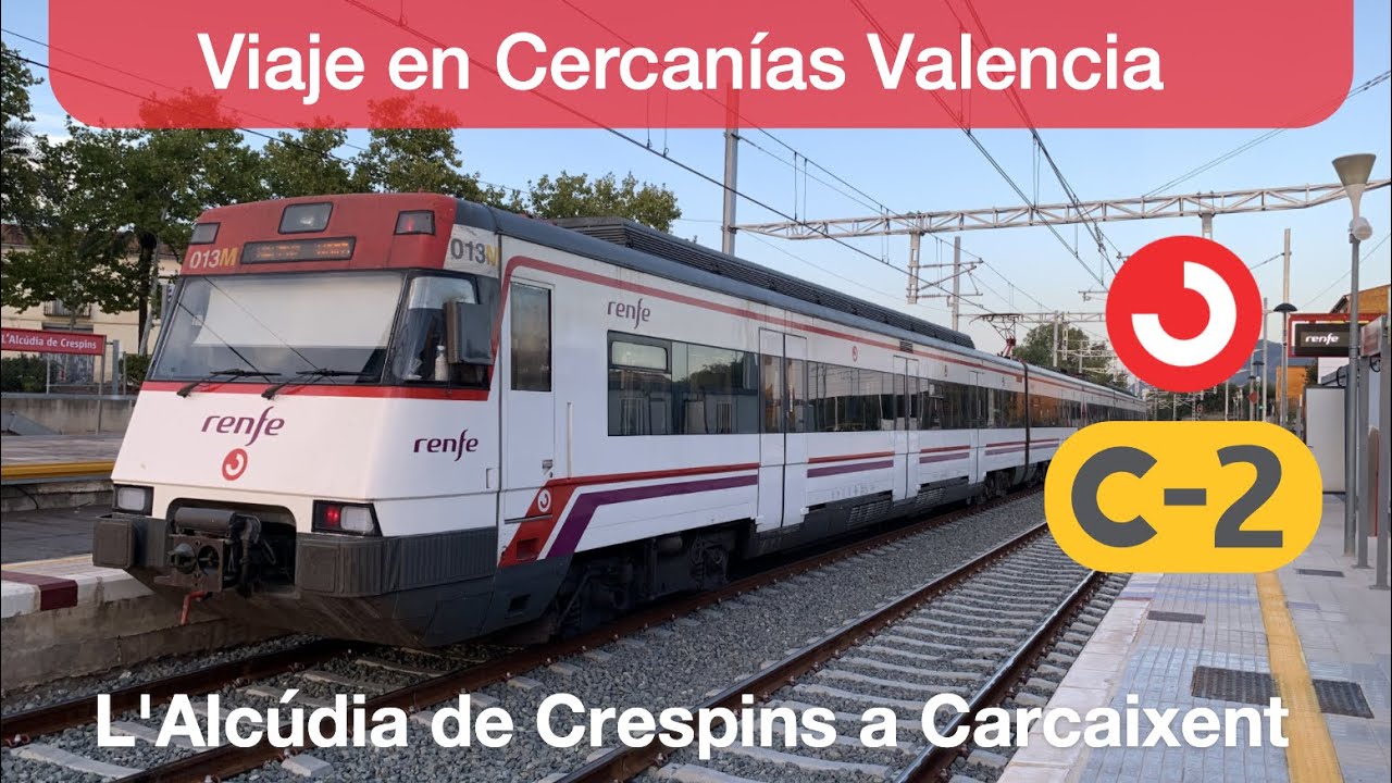 Viaje en 447 desde L' Alcúdia de Crespins a Carcaixent - C2 Cercanías València