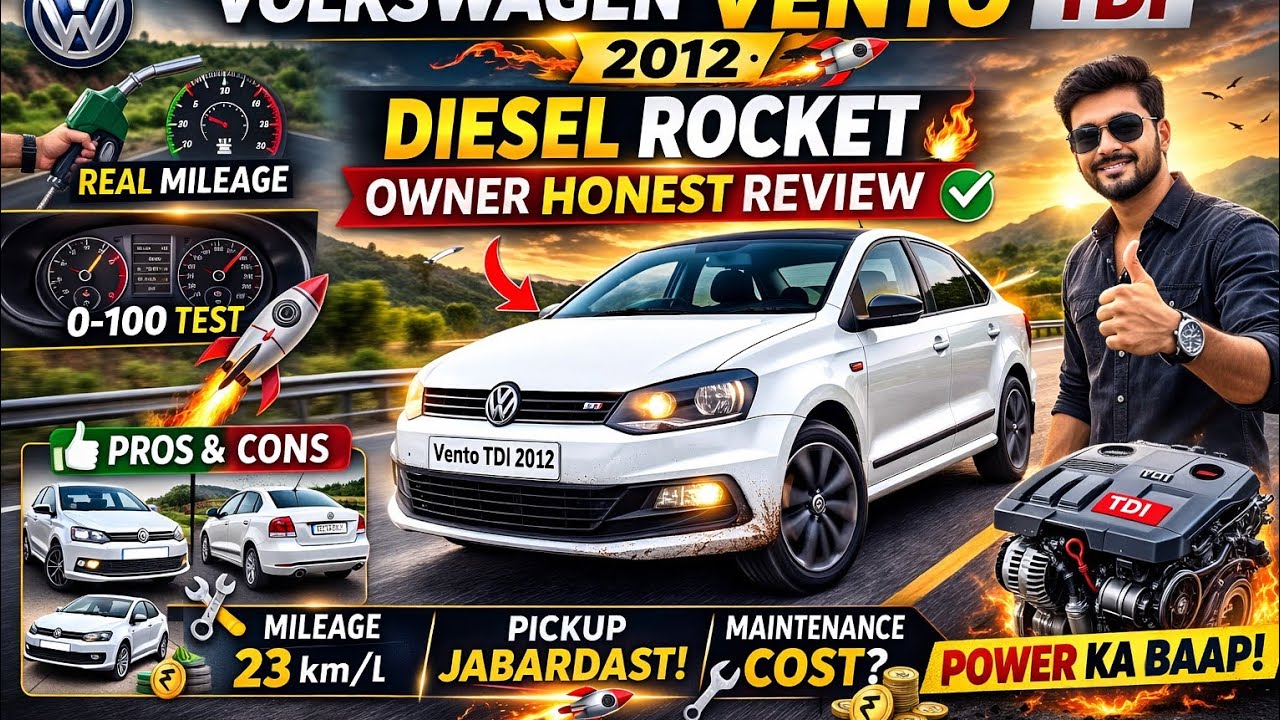Volkswagen Vento TDI – Mileage, Power aur Maintenance ka full truth