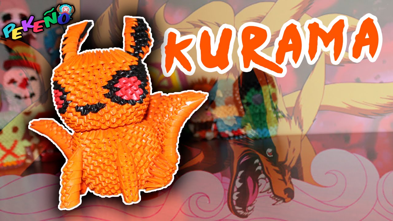 Kurama (Kyuubi) 3D Origami | Pekeño ♥