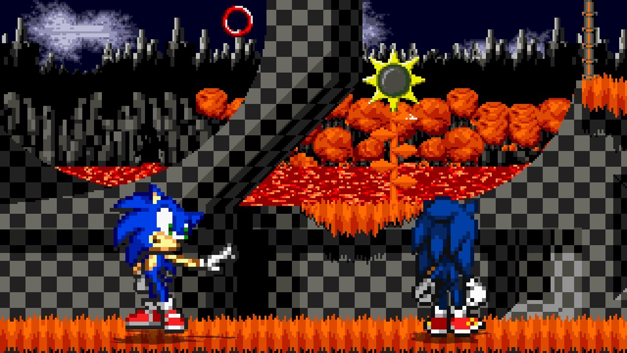 M.U.G.E.N - Sonic The Hedgehog vs Sonic EXE