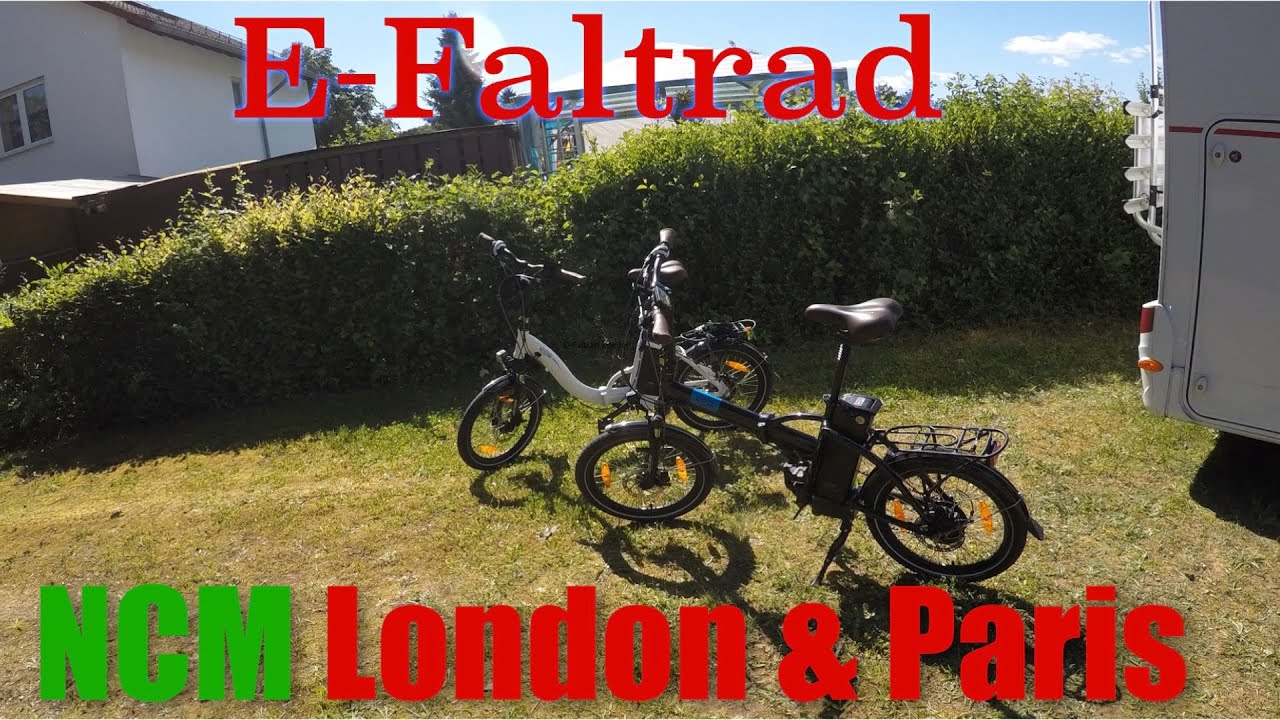 NCM E- Bike Faltfahrräder London und Paris Erfahrungsbericht