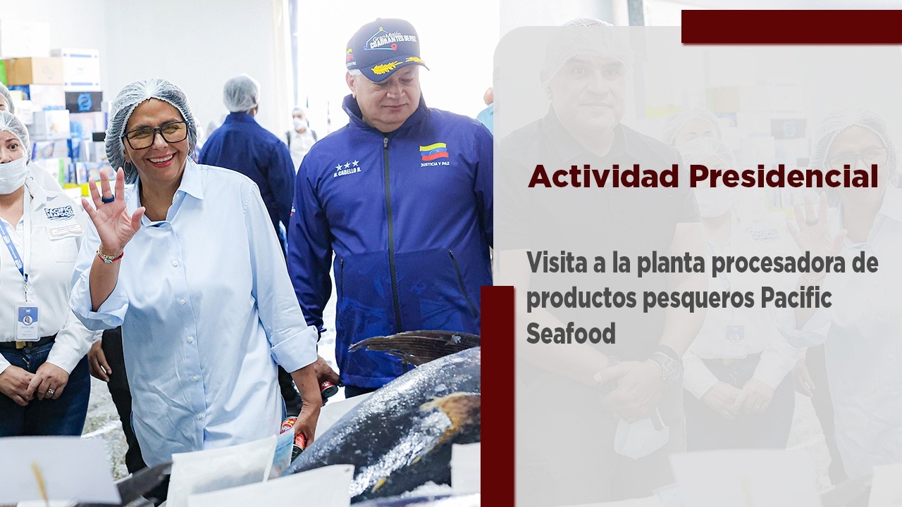 Presidenta (E) visita planta procesadora de productos pesqueros Pacific Seafood