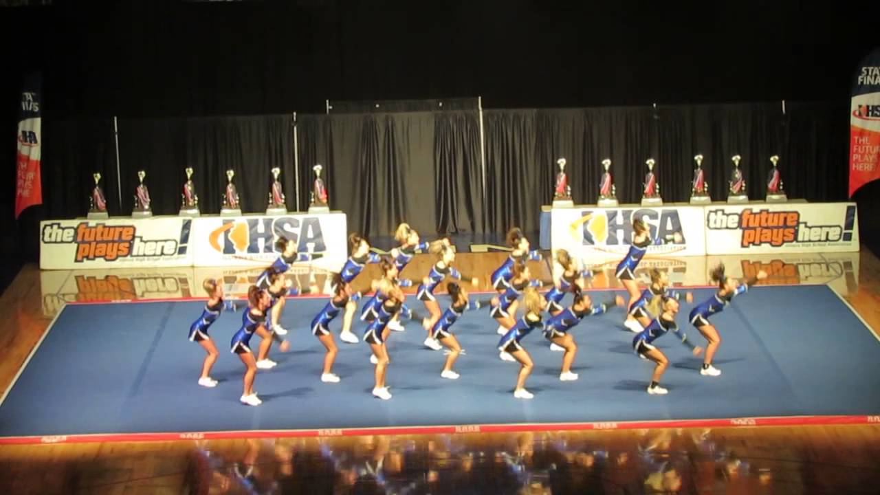 Lincoln-Way East Cheerleading IHSA State 2014