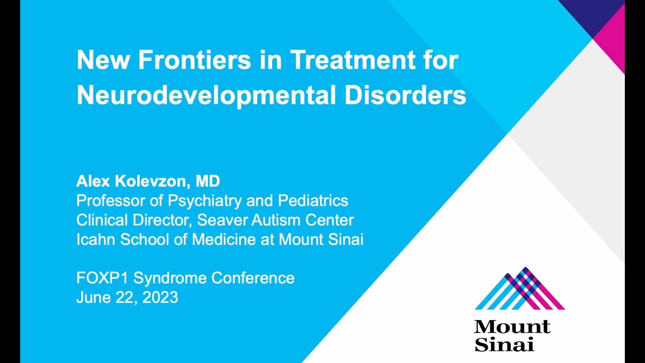 Genetics & Medication related to FOXP1   Dr  Alex Kolevzon