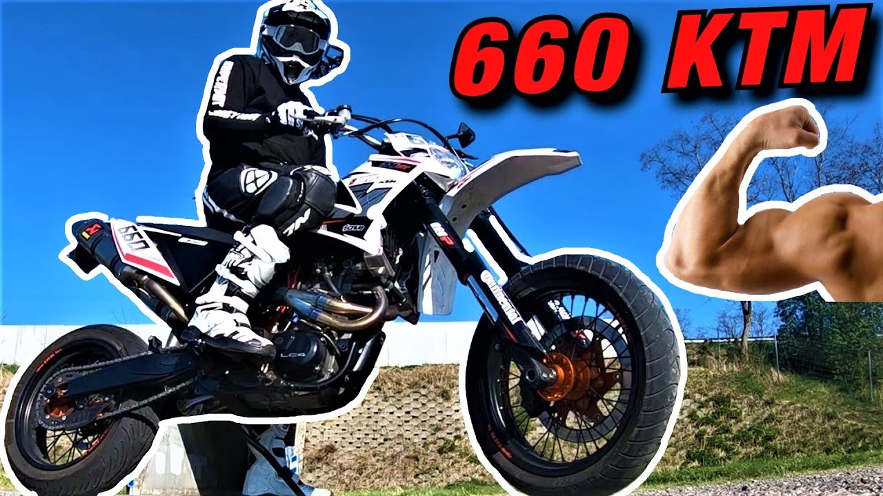 C'EST VIOLENT MÊME EN RODAGE ! 🔥 Ktm 660 smc